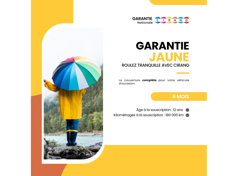 Garantie 6 mois jaune CIRANO