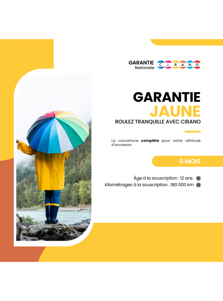 Garantie 6 mois jaune CIRANO