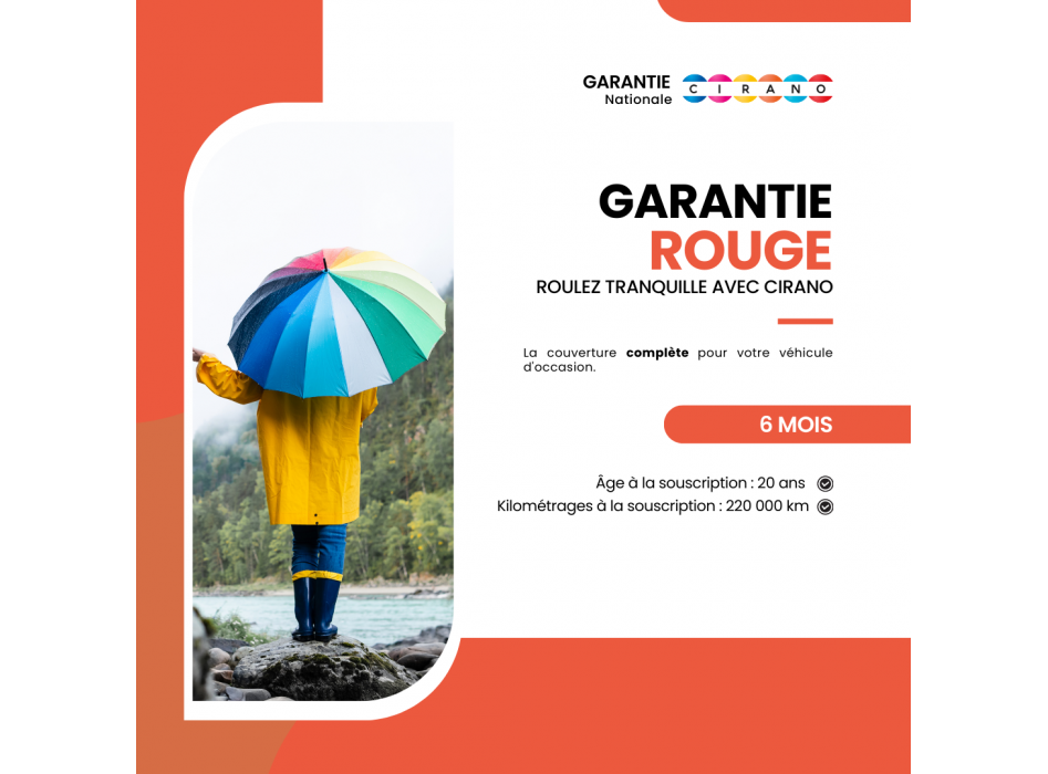 Garantie 6 mois rouge CIRANO