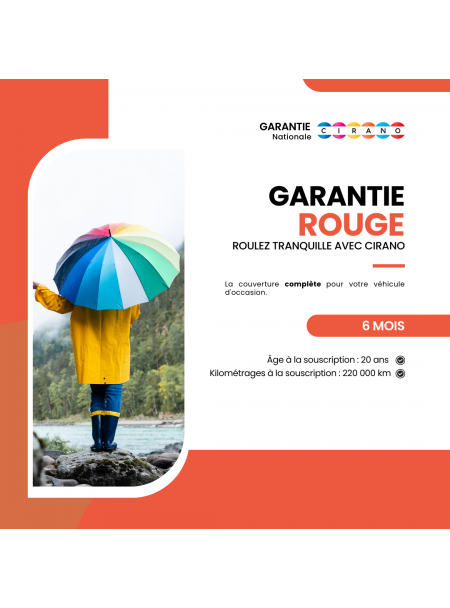 Garantie 6 mois rouge CIRANO