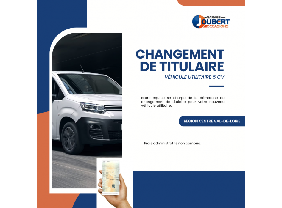 Changement de titulaire 5 CV